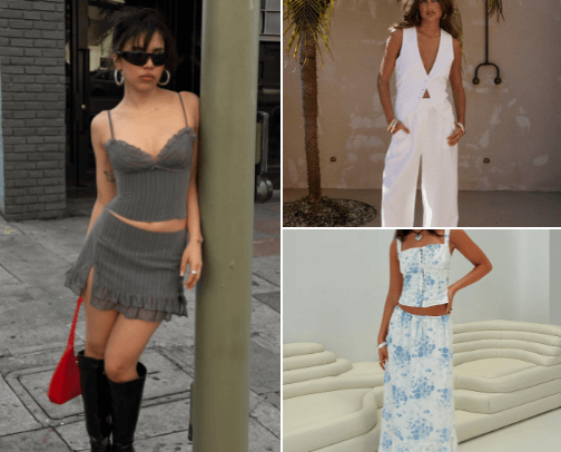 Two-piece sets for summer 🌊 cover photo collage