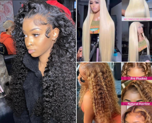 AliExpress hair that actually eats down/ hair accessories and tools cover photo collage