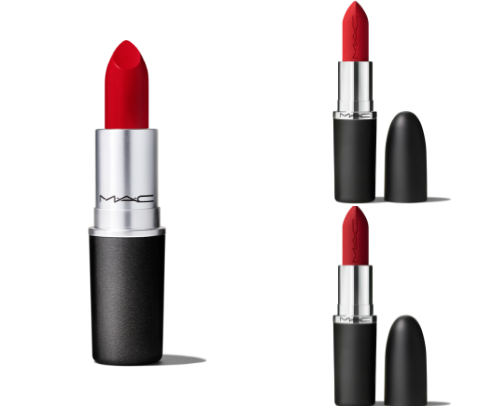 MAC Cosmetics Matte Red Lipsticks cover photo collage