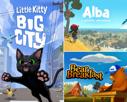 Cozy Switch Games cover photo collage