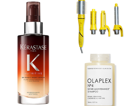 The Glow Up Hair Edit cover photo collage