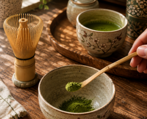 Your Dream Matcha Station Starts Here cover photo collage
