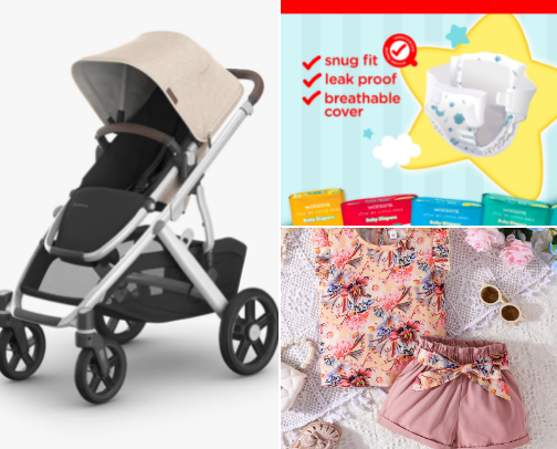 From Snuggles to Giggles: BABY MUST HALVES cover photo collage