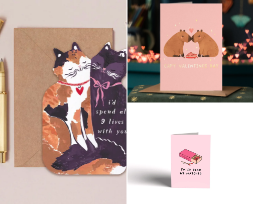 Valentines day cover photo collage