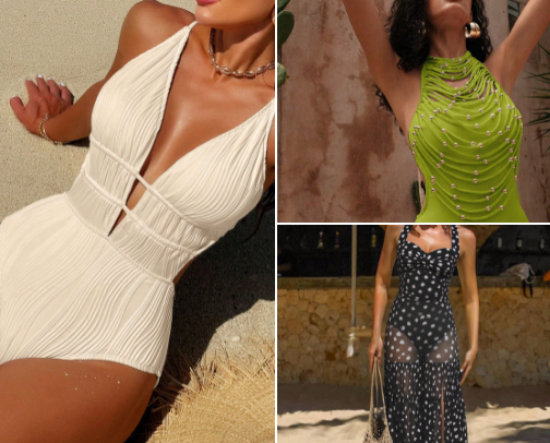 SHEIN Swimsuits I’m OBSESSED With Right Now (Plus-Size Options Included) 🔥 cover photo collage