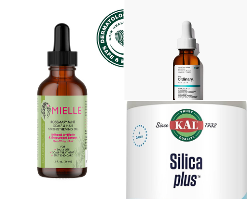 Hair growth and health cover photo collage