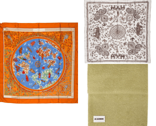 designer scarfs cover photo collage