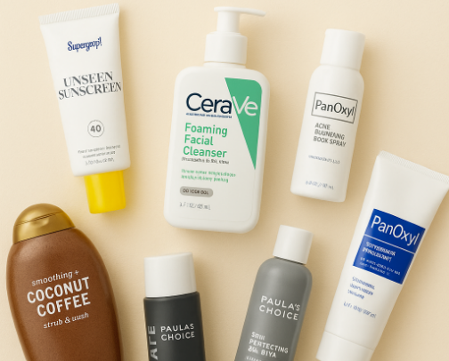 Skincare That Works: Oily + Acne Prone Edition cover photo collage