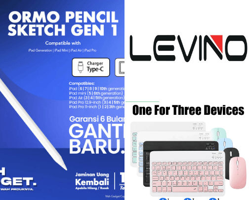 Apple Pen buat Gambar iPhone iPad Murah Seratus Ribuan cover photo collage