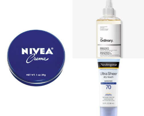 Affordable Skincare🫧 cover photo collage