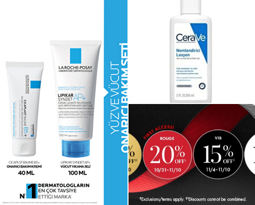 Black Friday Skincare and makeup cover photo collage