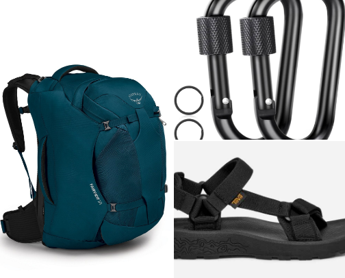 Backpacking must-haves⭐️✈️ cover photo collage