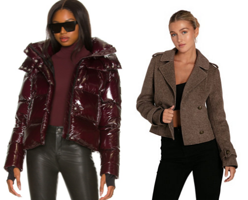 Favorite coats and jackets cover photo collage