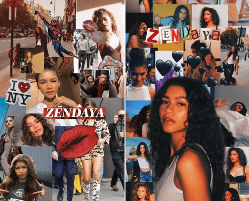 Zendaya Halloween costumes🎃👻 cover photo collage