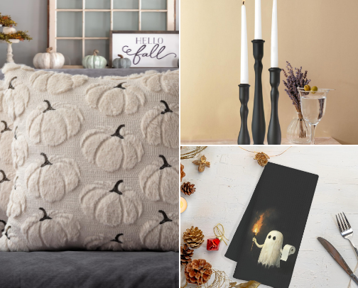 Neutral Halloween Decor You’ll Actually Love Year After Year cover photo collage