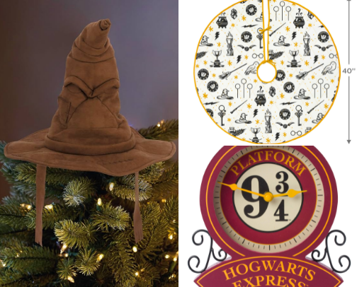 A Harry Potter Christmas cover photo collage