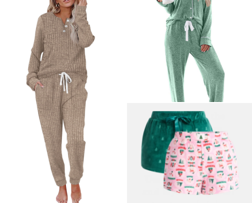 Cute pajama finds cover photo collage