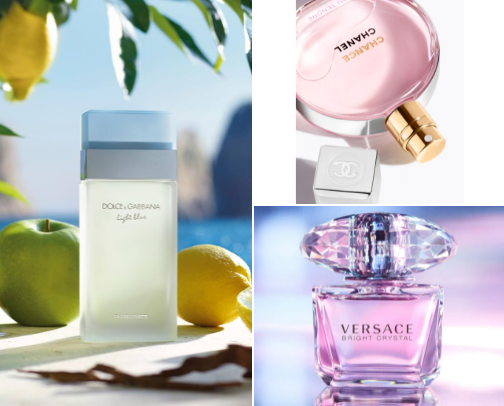 Fragrances for spring and summer 🌸🌞 cover photo collage