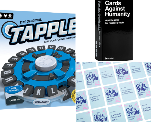 Games for your next GAMENIGHT cover photo collage