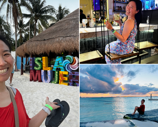 Isla Mujeres holiday cover photo collage