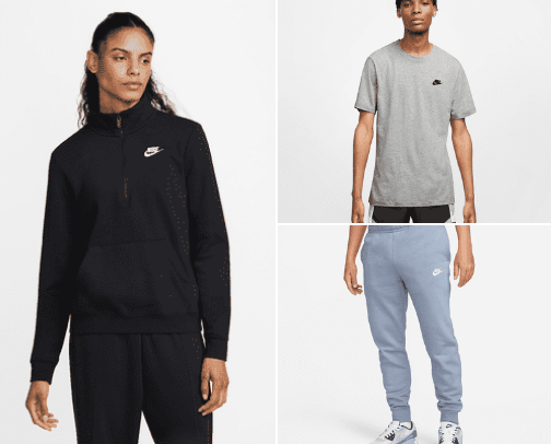 NIKE clothes👖 cover photo collage