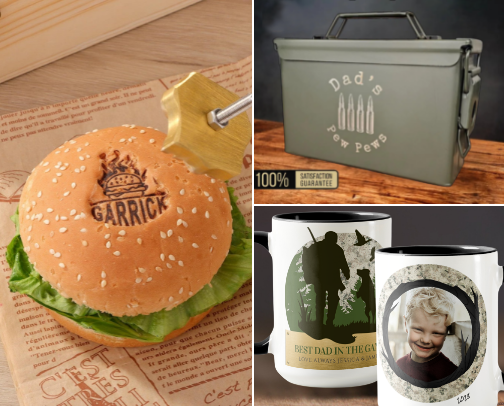 Unique Personalized Gifts for Him cover photo collage