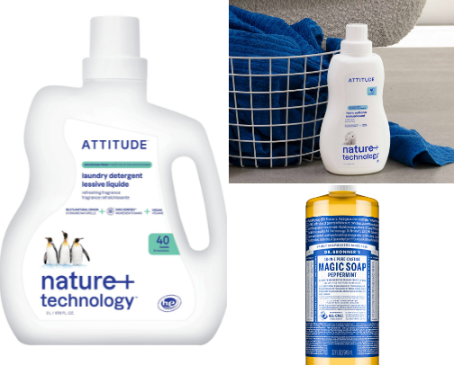 Low Toxic Cleaning Products cover photo collage