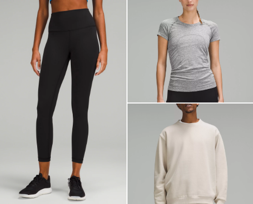 lululemon favorites cover photo collage