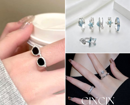 Aura Band: Trendy Everyday Statement Ring cover photo collage