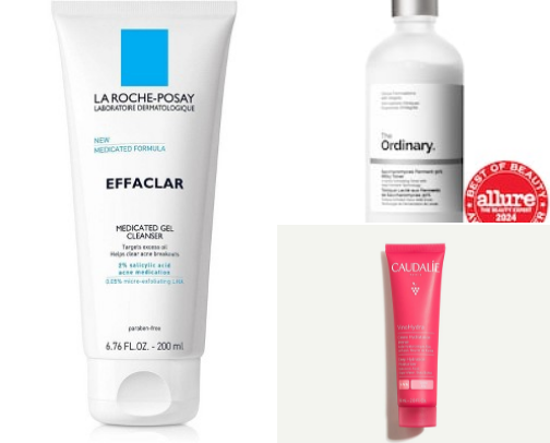 skincare  recs! cover photo collage