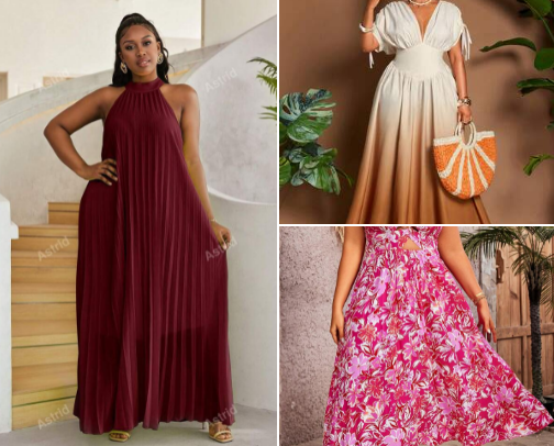 Plus Size 2025 Summer Elegant Dress Haul cover photo collage
