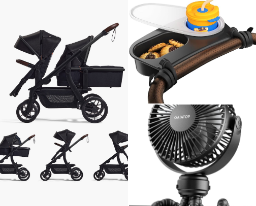 Stroller must haves cover photo collage