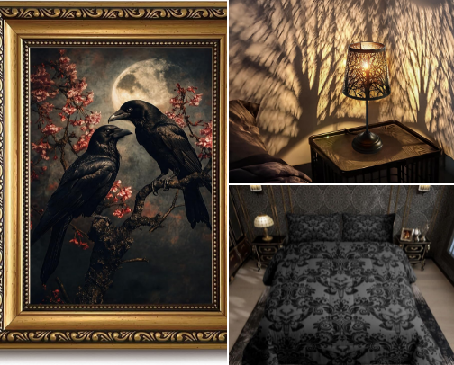 The Raven’s Parlor cover photo collage
