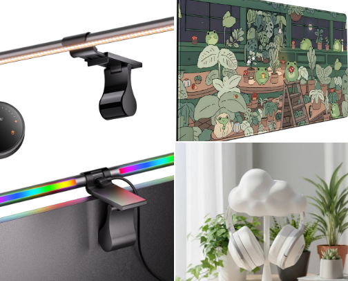 🎮Cozy Gaming Setup Essentials🎮 cover photo collage