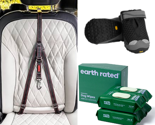 Must haves for every dog parent/dog walker/dog sitter cover photo collage
