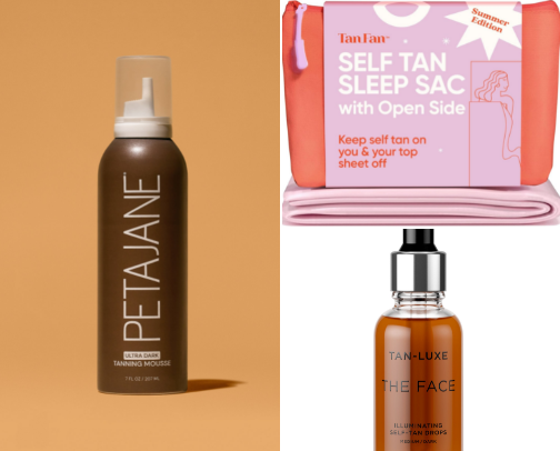 BRONZEDDD!☀️ my favorite tanning products! cover photo collage