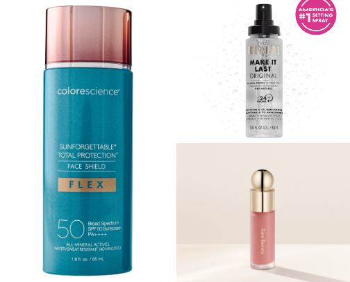 best makeup products for natural, glowy makeup cover photo collage