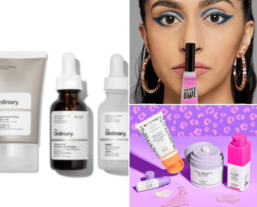 Skincare & Makeup cover photo collage