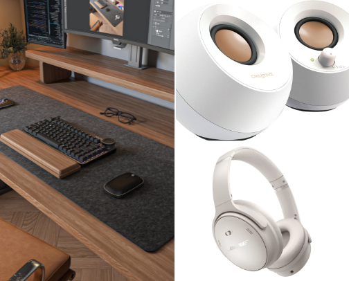 My Work From Home Accessories cover photo collage