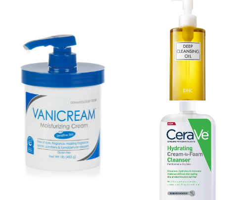 My skincare cover photo collage