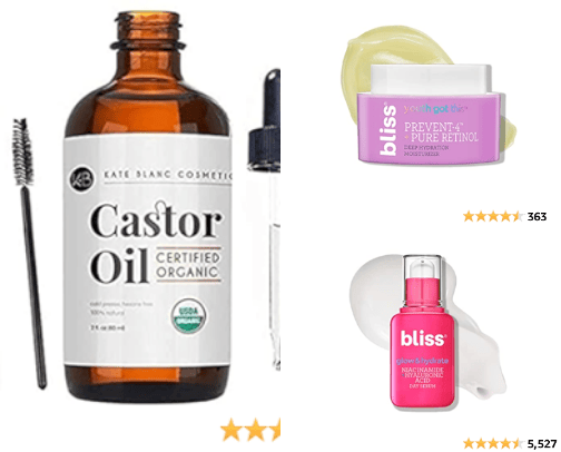 Skincare as a broke girly cover photo collage