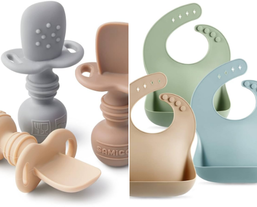 Baby food essentials cover photo collage