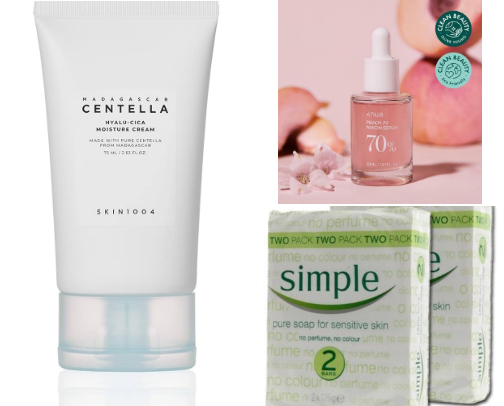 Beginner-Friendly Skincare for Oily & Sensitive Skin cover photo collage