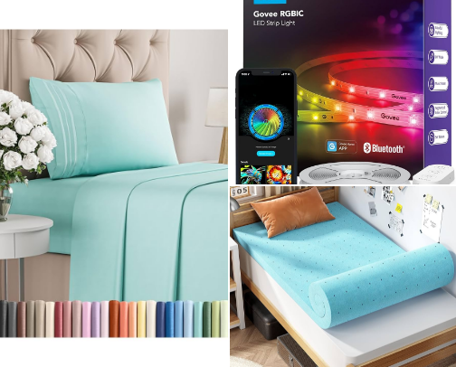 Dorm Room Essentials cover photo collage