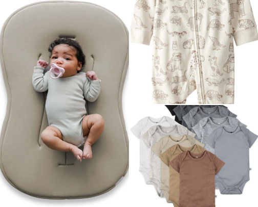 Non-toxic Baby List Items cover photo collage