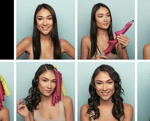 Hair tools cover photo collage