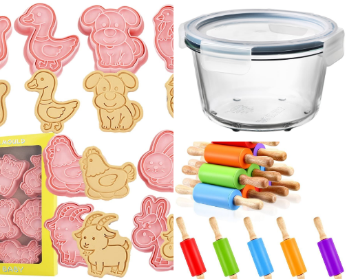 Everything You Need for Homemade Play Dough Fun. cover photo collage