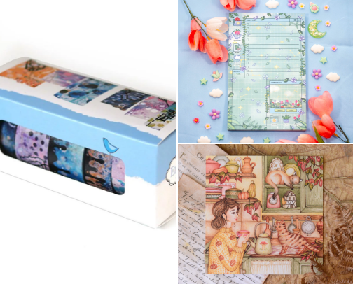 Stationery faves cover photo collage