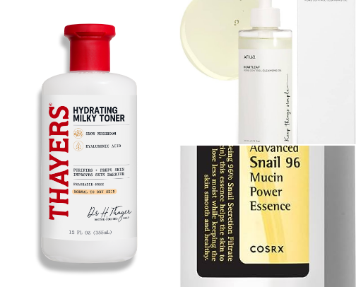 Skincare products I keep in my arsenal! 🫧 cover photo collage