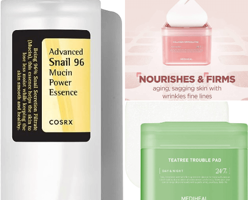 Skincare products I keep in my arsenal! 🫧 cover photo collage
